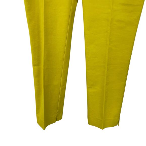 Boden Richmond Trousers Dark Yellow Pleated Stretch Pants Womens 4 - Picture 4 of 6